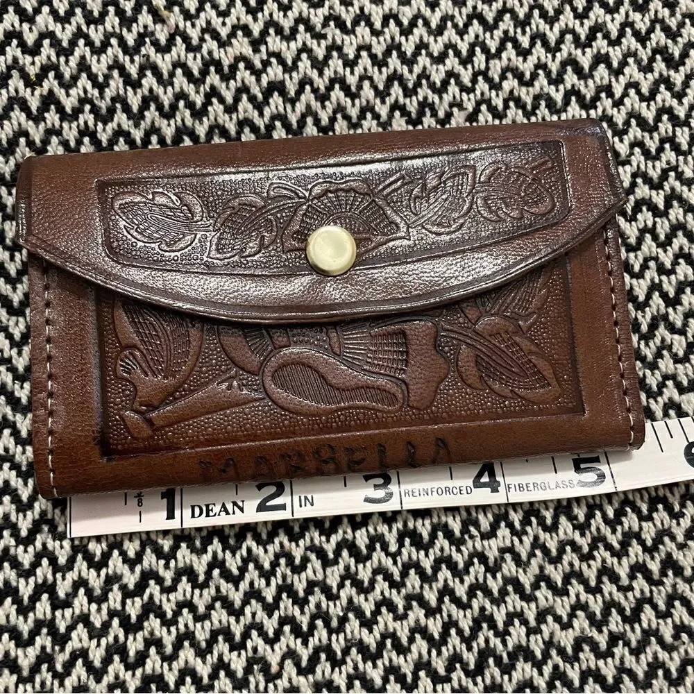 Vintage Tooled Leather Wallet